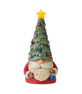 "Let your Joy Shine Bright": Lighted Christmas Tree Gnome