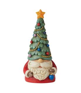 "Let your Joy Shine Bright": Lighted Christmas Tree Gnome