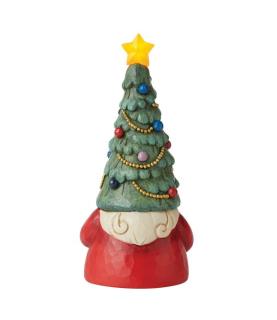 "Let your Joy Shine Bright": Lighted Christmas Tree Gnome
