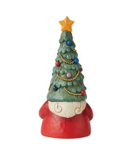 "Let your Joy Shine Bright": Lighted Christmas Tree Gnome