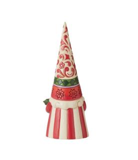 Gnome with Holly Figurine
