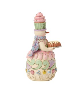 Voorschot: Sweets Snowman with Bunt Cake Figurine (Expected)