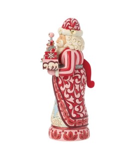 Voorschot: Red & Pink Nutcracker with Tree Figurine (Expected)