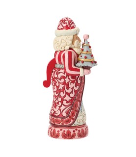 Voorschot: Red & Pink Nutcracker with Tree Figurine (Expected)