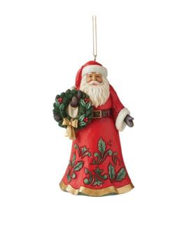 Jolly Santa Hanging Ornament
