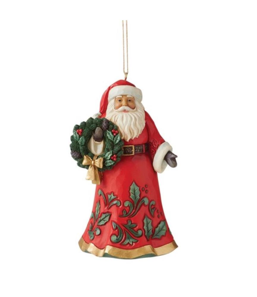Jolly Santa Hanging Ornament