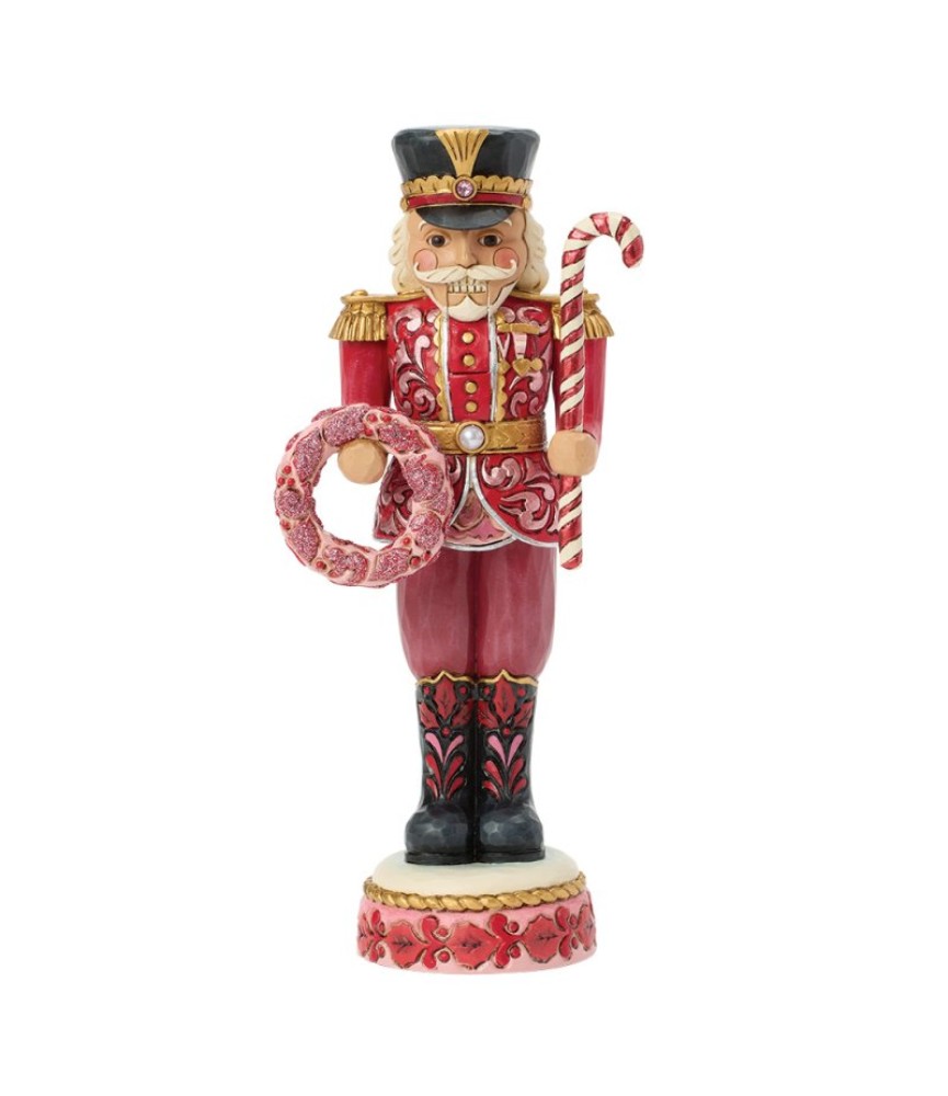 Voorschot: Red & Pink Toy Soldier Nutcracker (Expected)