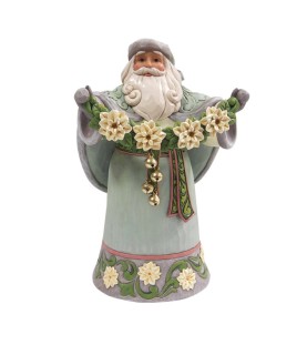Voorschot: Opal & Moss Santa with Poinsettias (Expected)