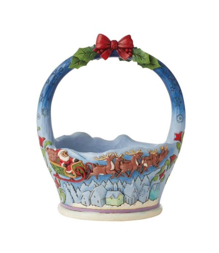Two-sided Christmas Basket (pieces excluded)