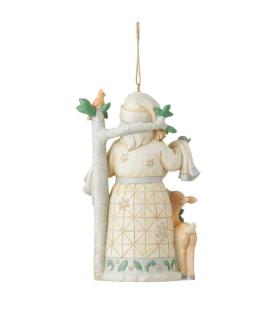 Woodland Noel Santa Hanging Ornament