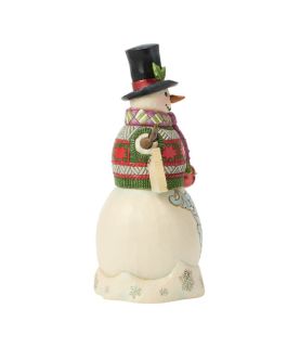 Advance: Snowman with Christmas Sign Figurine (Expected)