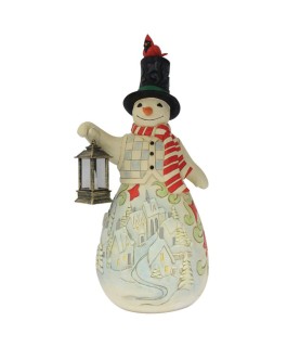 Voorschot: Snowman LED Candle Statue (Expected)