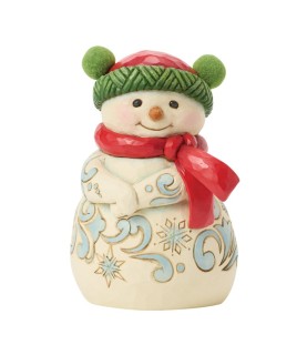 Voorschot: Snowman with Pom Pom Hat Figurine (Expected)