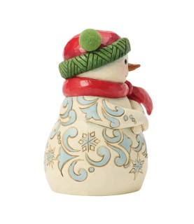 Voorschot: Snowman with Pom Pom Hat Figurine (Expected)