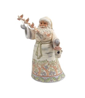 Voorschot: White Woodland Santa with Cardinals (Expected)