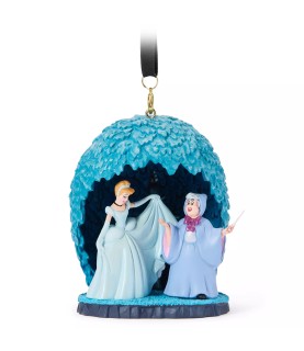 Cinderella and Fairy Godmother Sketchbook Ornament