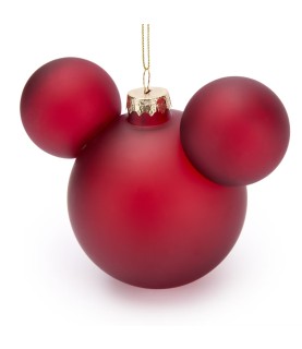 Mickey Mouse Icon Red Ball Ornament