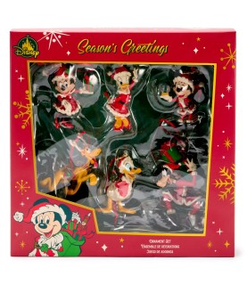 Mickey Mouse and Friends Festive Ornament Set