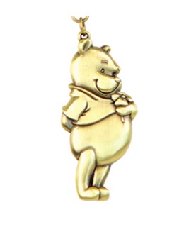 Winnie the Pooh - Pooh - Pewter Keychain