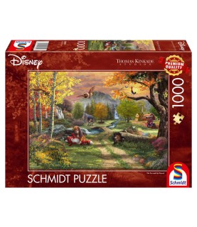 Fox and the Hound, Thomas Kinkade (1000p)