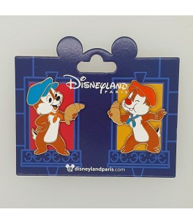 DLP - Chip and Dale Set - Eating Croissants - Disney Characters in Paris (Expected)