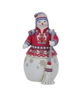 Nordic Noel Snowman Figurine