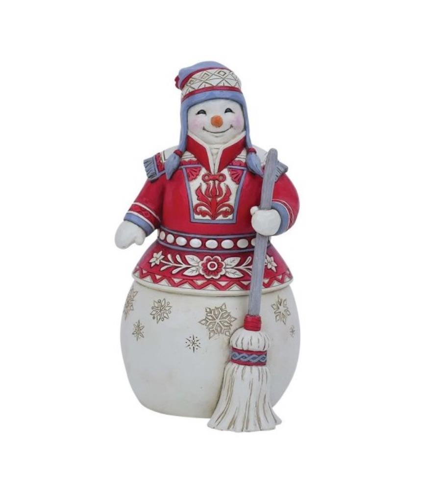 Nordic Noel Snowman Figurine