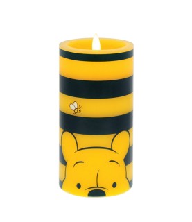 Winnie The Pooh Striped LED Candle (Expected)