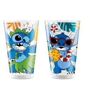 Set of 2 glasses stitch (310ml)