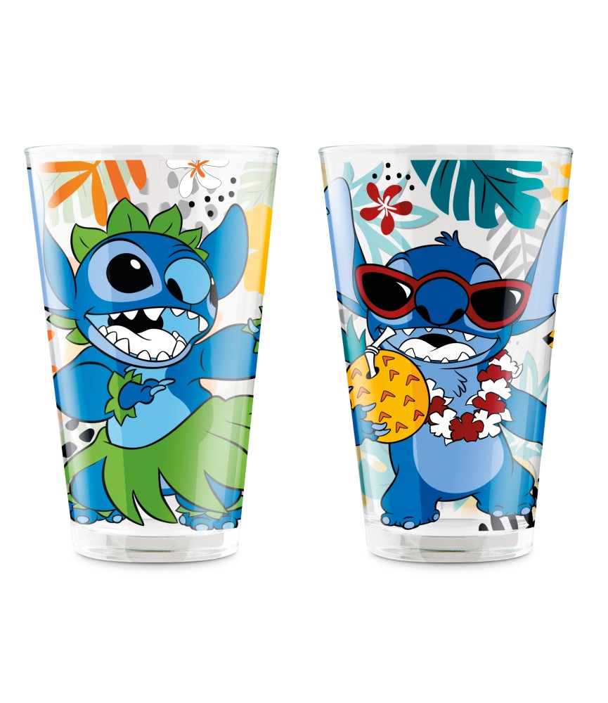 Set of 2 glasses stitch (310ml)