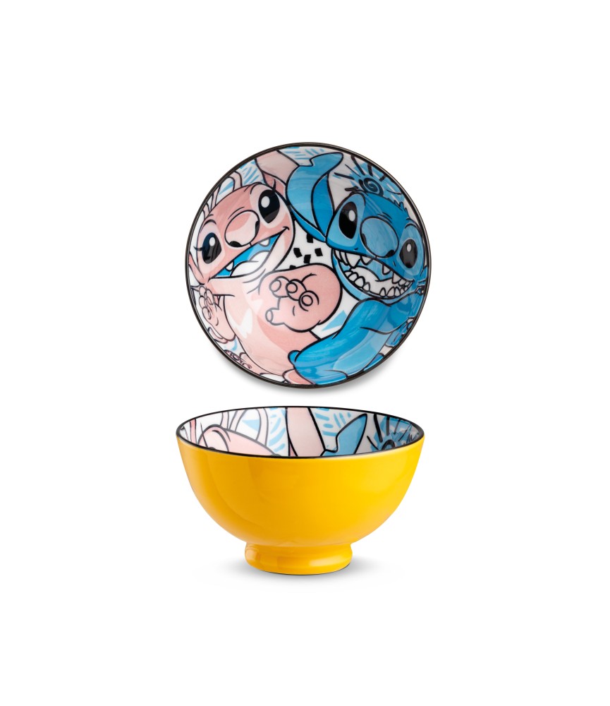 Bowl Stitch & Angel yellow