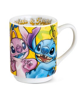 Mug Stitch & Angel yellow (350ml)