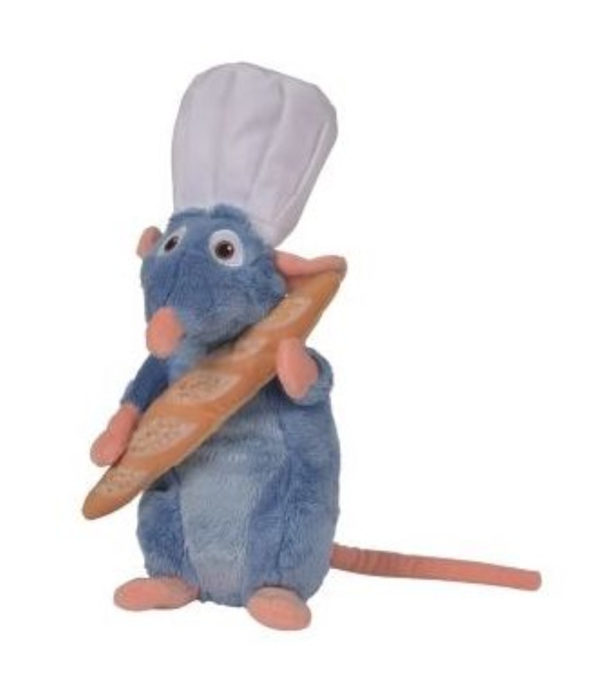Ratatouille Plush - Remy Chef Hat + Bread - 25cm