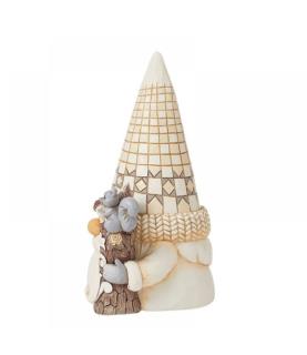 White Woodland Lumberjack Gnome Figurine