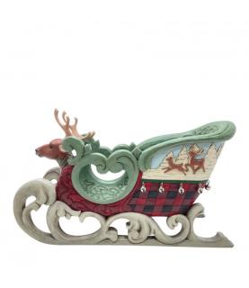 Open Sleigh Figurine