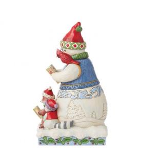 "Christmas Sing-Along": Snowman with Caroling Animals Figurine