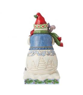 "Christmas Sing-Along": Snowman with Caroling Animals Figurine