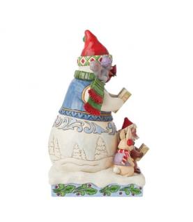 "Christmas Sing-Along": Snowman with Caroling Animals Figurine