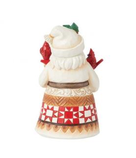 Santa with Cardinals Pint Size Figurine