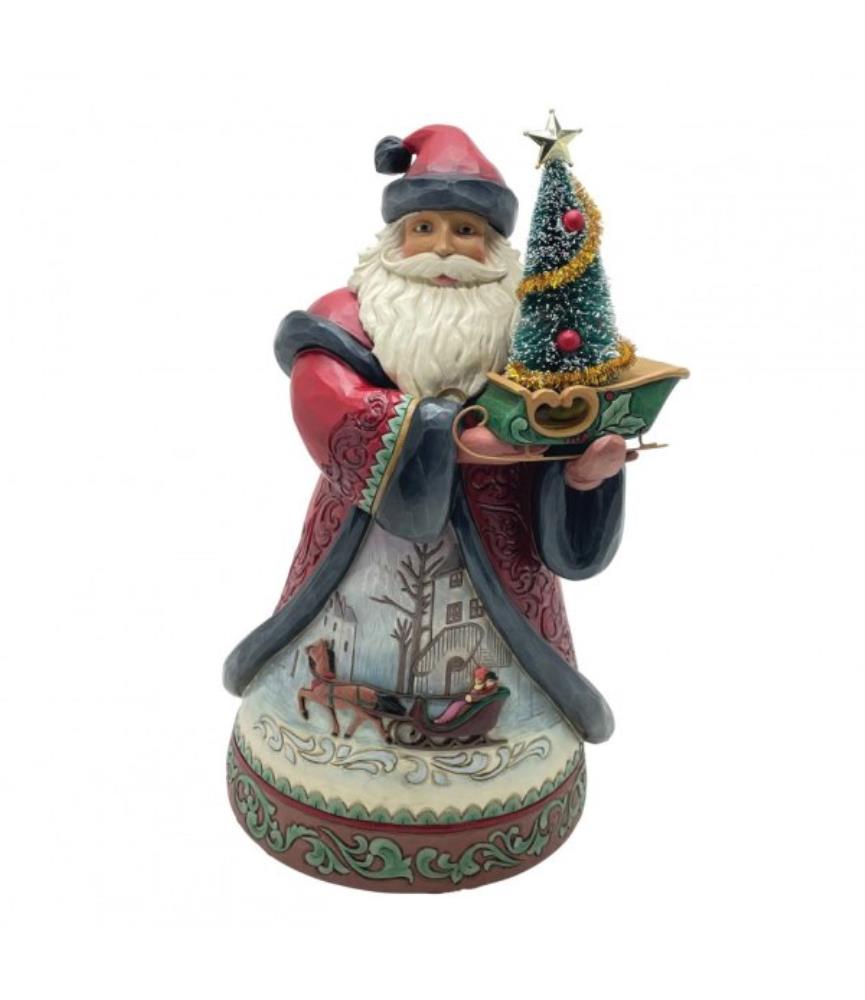 "Yuletide wnder": Santa with Sisal Tree