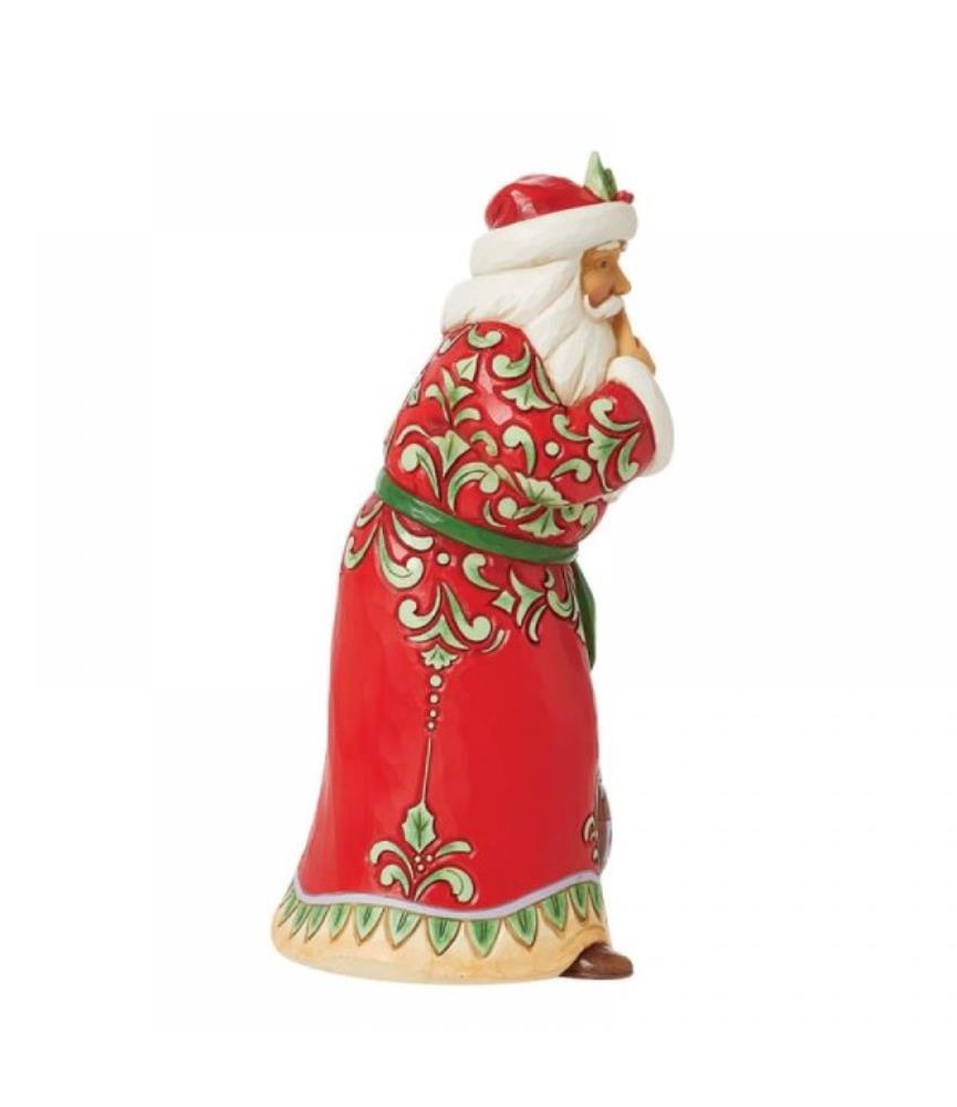 Shushing Santa Figurine