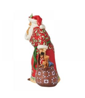 Shushing Santa Figurine