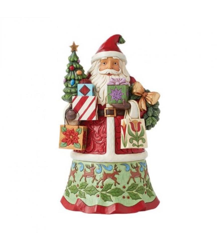 Santa with Gifts Figurine