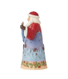 "Midnight Christmas Sky": Santa with Sleigh in Overnight Scene