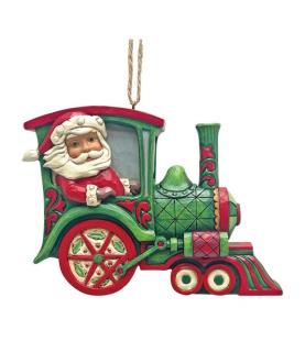 Santa Train Hanging Ornament