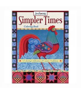 Simpler Times Colouring Book by Jim Shore