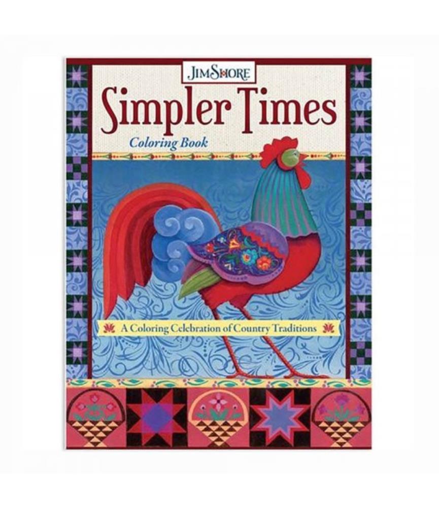 Simpler Times Colouring Book by Jim Shore