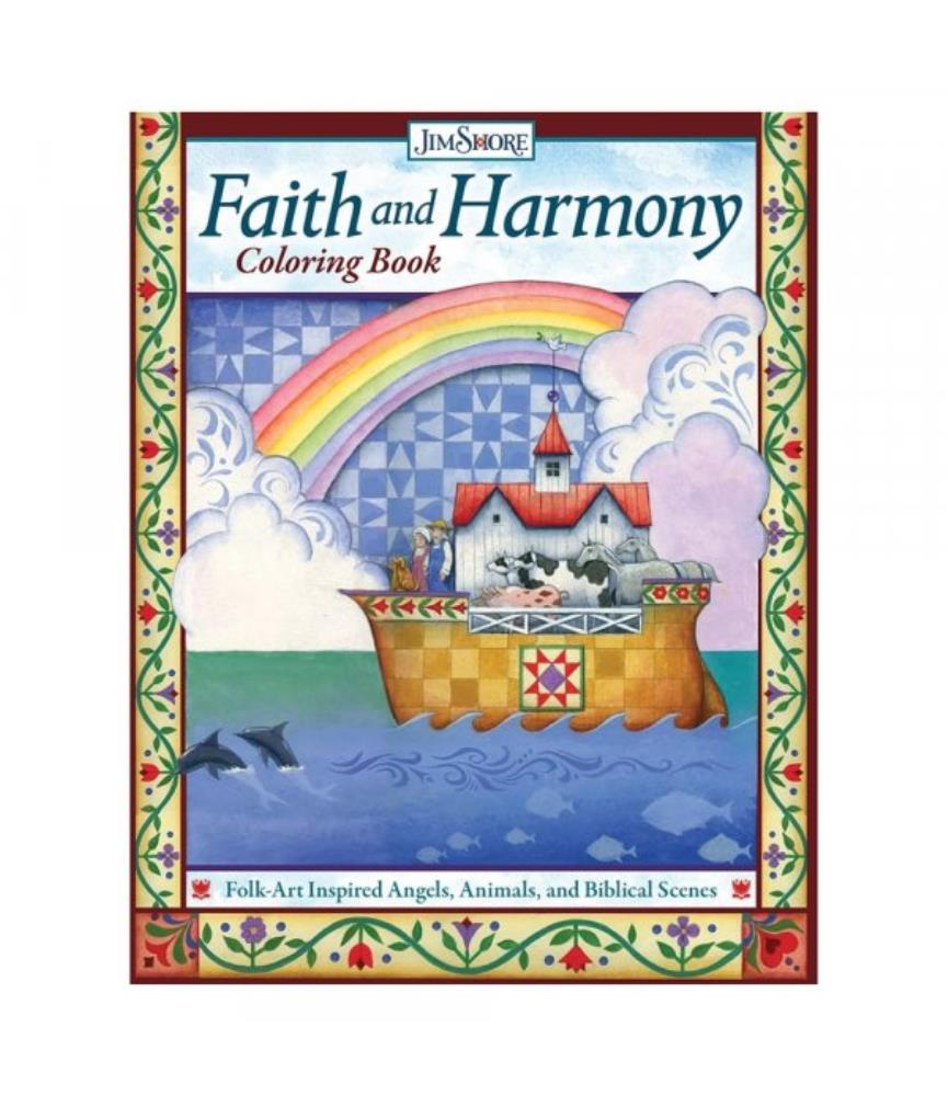 Faith and Harmony Colouring Book by Jim Shore