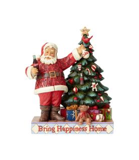 Coca-Cola Santa with Tree