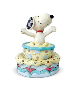 Snoopy Jumping Out Birthday Cake